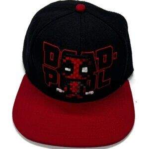 Marvel Comics Deadpool Snapback Baseball Cap‎ Hat Wool Blend Chimichangas Spell